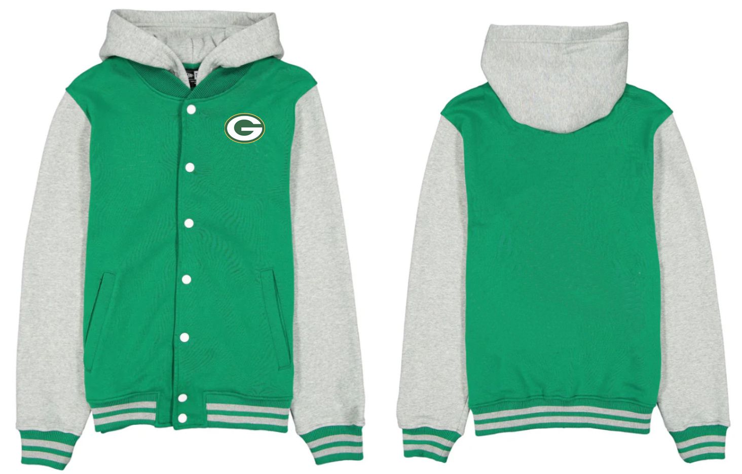 Men 2026 NFL Green Bay Packers  jacket hoodie Green 01->los angeles chargers->NFL Jersey